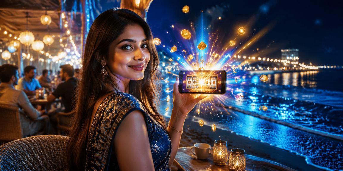কক্সবাজার সমুদ্র সৈকতে মোবাইলে hot40 স্লট গেম উপভোগ করছেন একজন ব্যবহারকারী