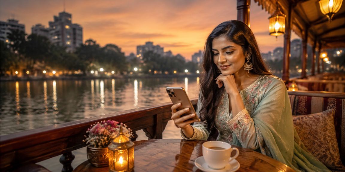 ঢাকায় মোবাইলে hot40 ব্যবহার করছেন একজন ব্যবহারকারী